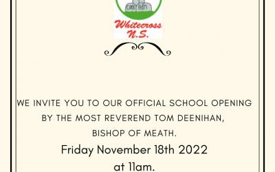 Offical School Opening – St. Mary’s Church – 11am